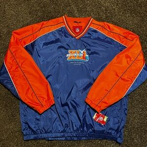 Super Bowl XXXI 2007 orange and blue windbreaker